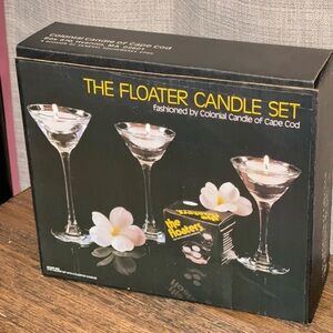 The Floater Candle Set by Colonial Candle